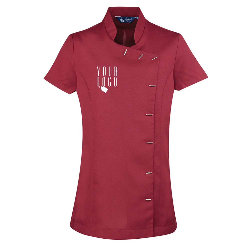 Stylish and personalised tunic for beauty salon professionals