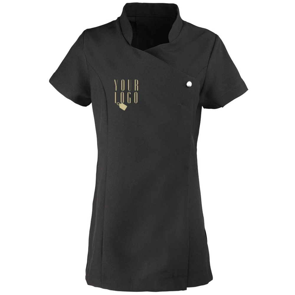Stylish and personalised tunic for beauty salon professionals