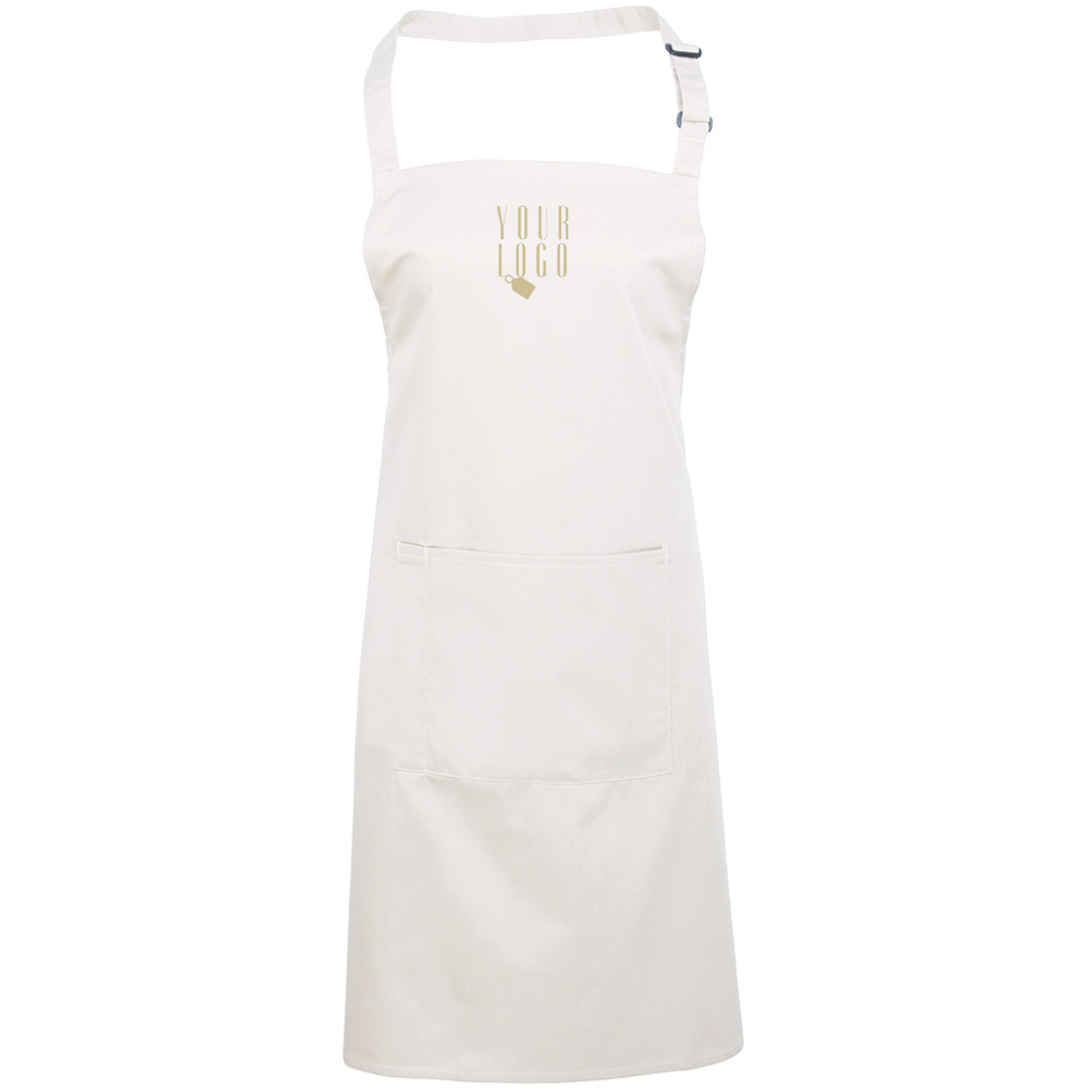 personalised workwear apron with company logo and branding 