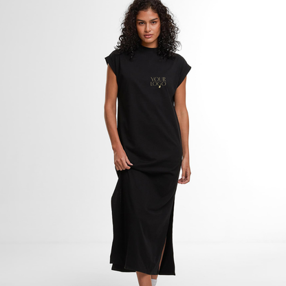 Sorona Long Extended Shoulder Dress