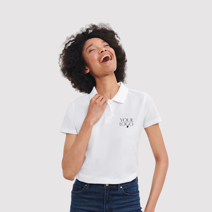 Ladies Athletic Poly/Cotton Piqué Polo Shirt