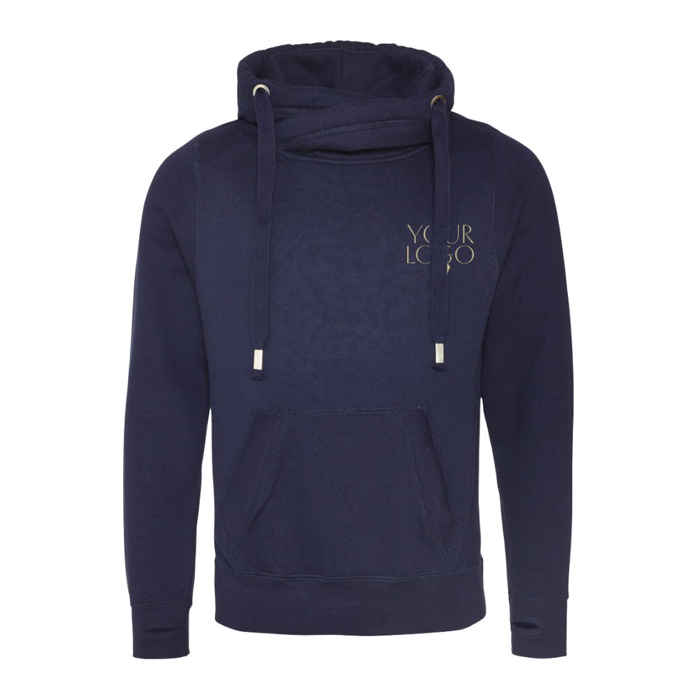 AWDis Cross Neck Hoodie