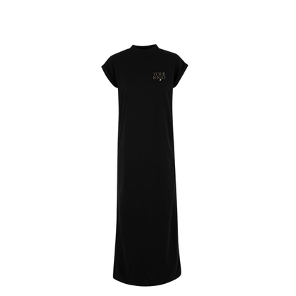 Sorona Long Extended Shoulder Dress