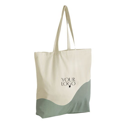 WM Organic Cotton Wave Print Maxi Tote Bag