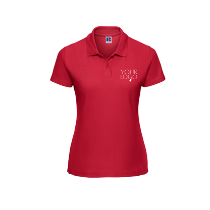 Ladies Athletic Poly/Cotton Piqué Polo Shirt