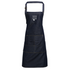 Customised workwear denim apron with personalised logo design and branding