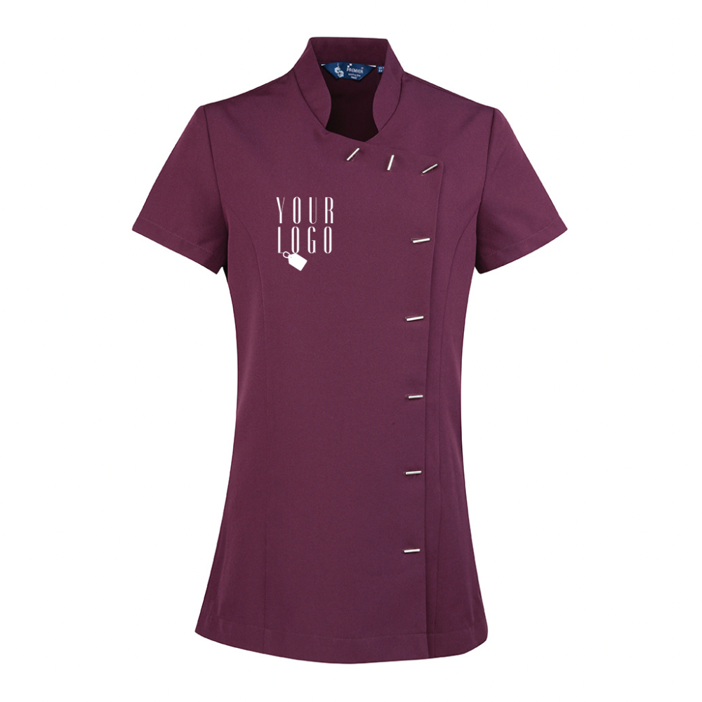 Stylish and personalised tunic for beauty salon professionals