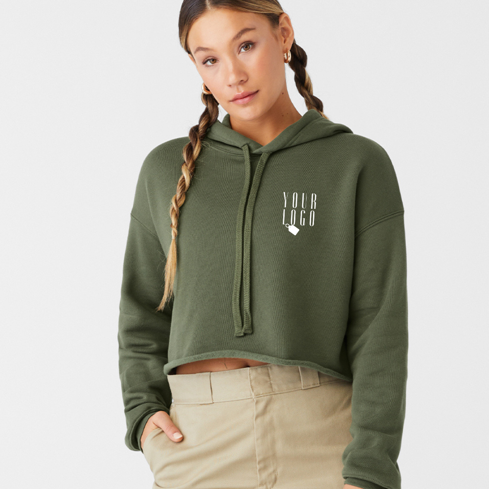 BC Knitted Crop Hoodie