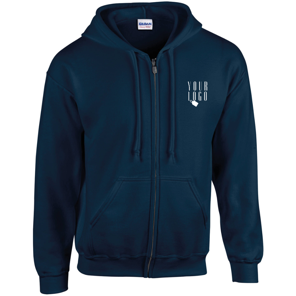 Gildan Unisex Zip Up Hoodie