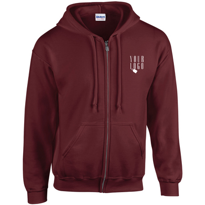 Gildan Unisex Zip Up Hoodie