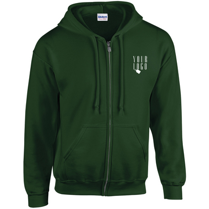 Gildan Unisex Zip Up Hoodie