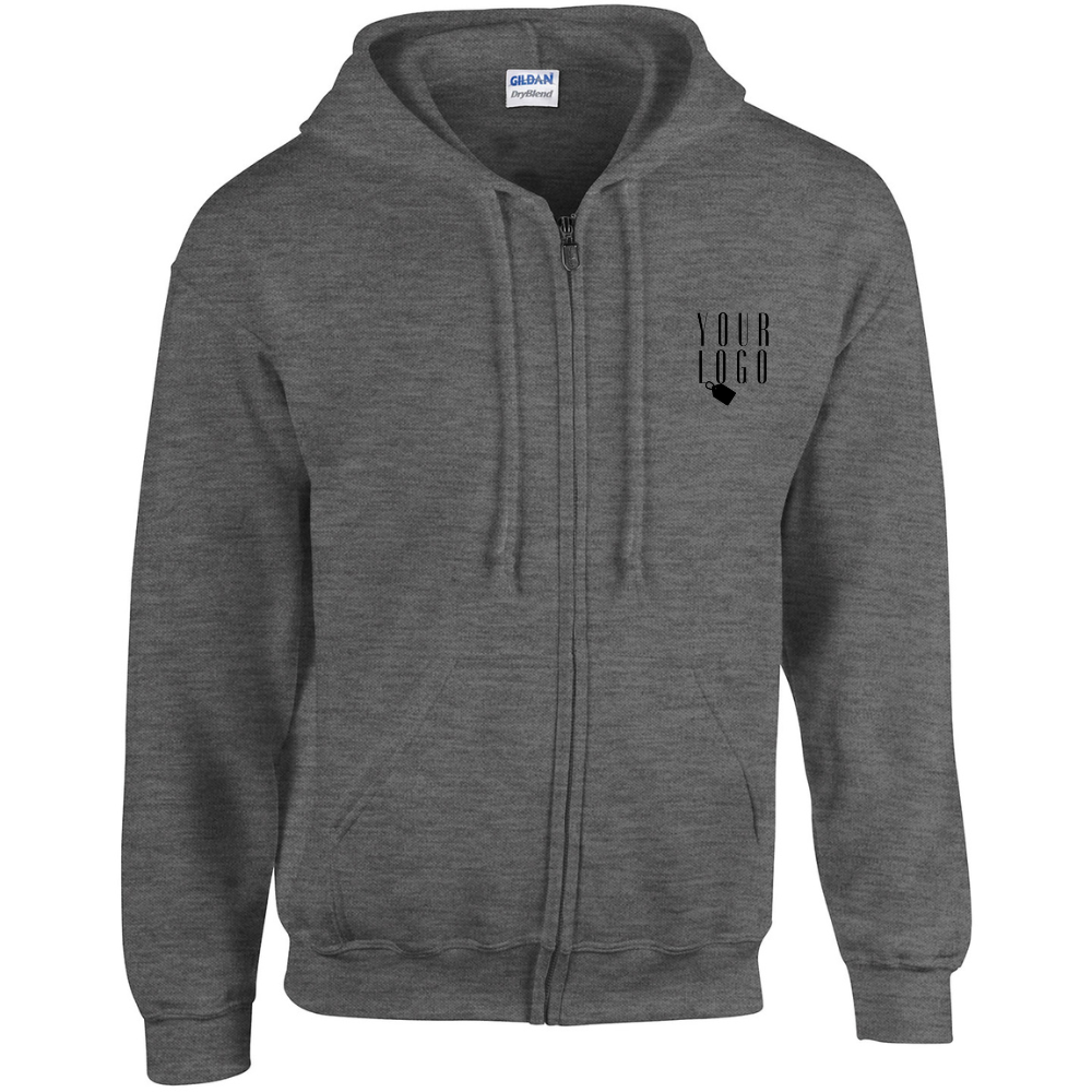 Gildan Unisex Zip Up Hoodie