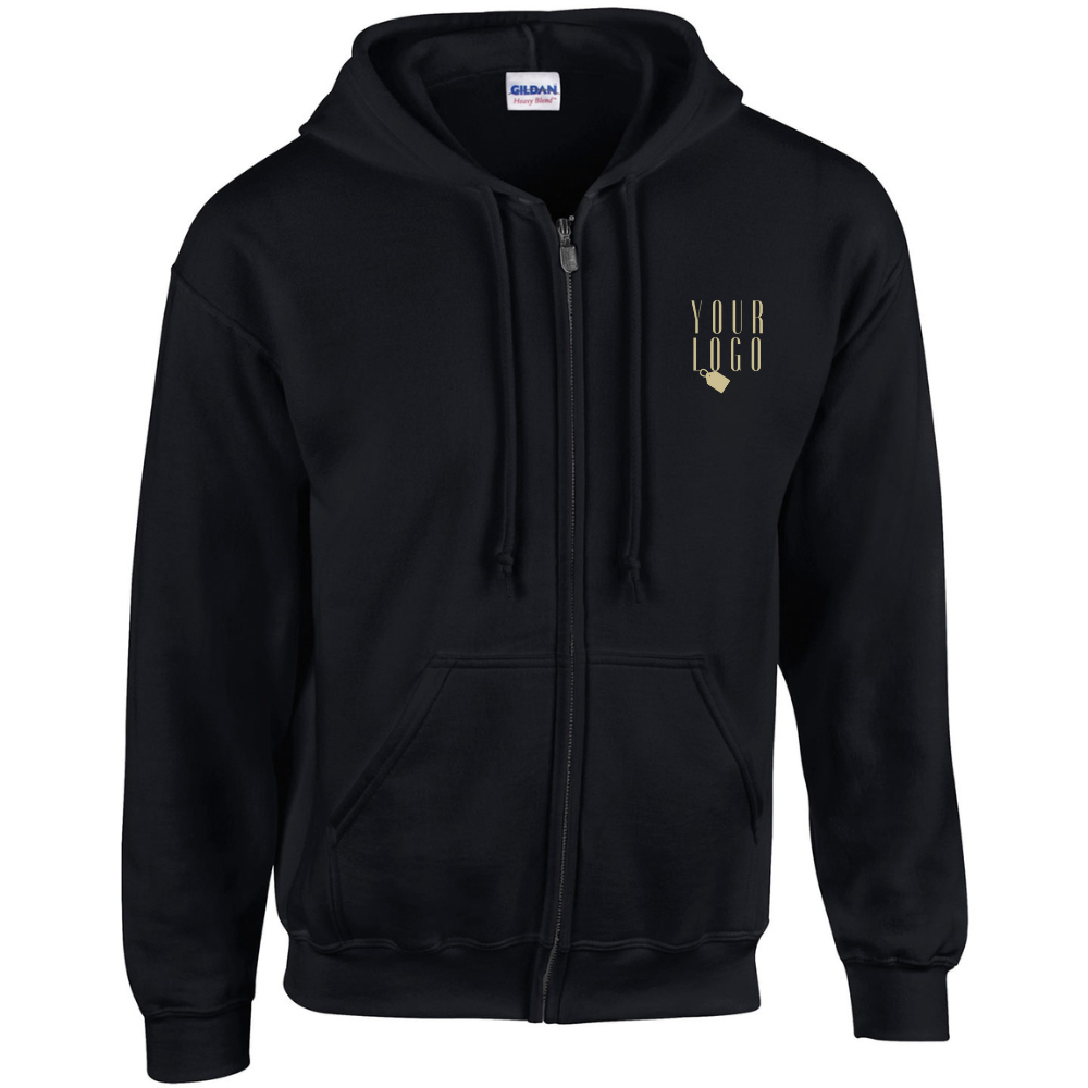 Gildan Unisex Zip Up Hoodie