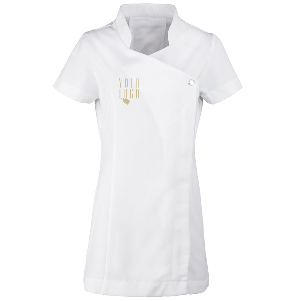 Stylish and personalised tunic for beauty salon professionals