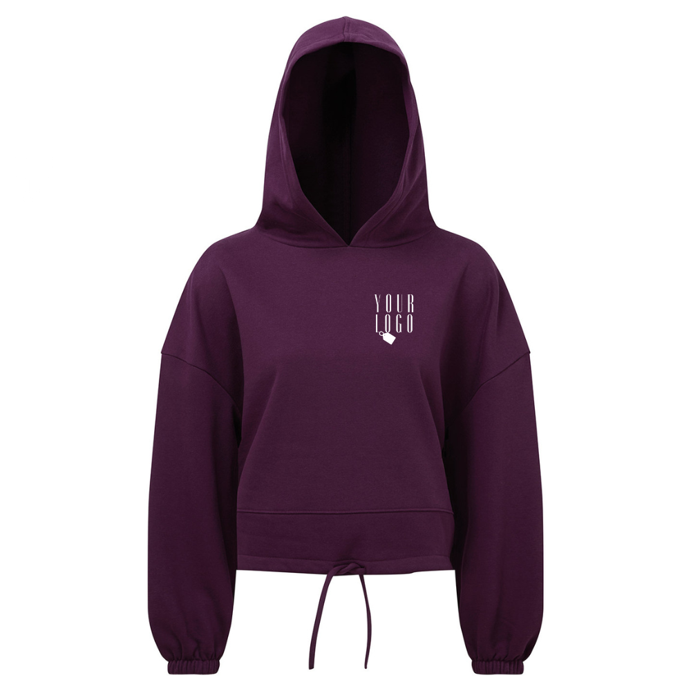 Cropped purple hoodie sales