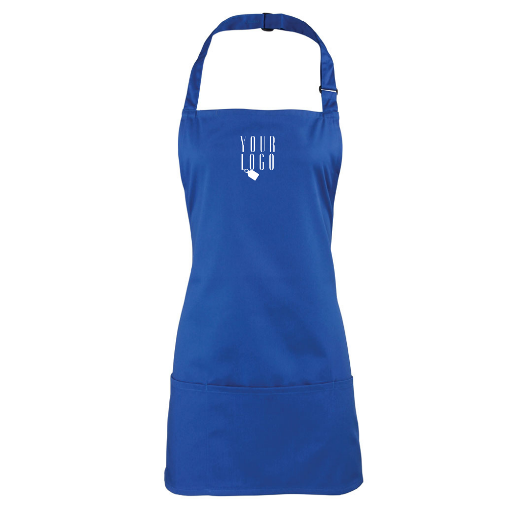 Customised uniform apron with personalised design and branding